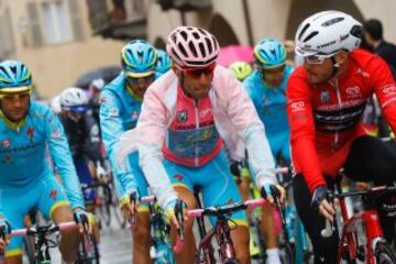 Vincenzo Nibali en la ¨²ltima etapa del Giro 2016.