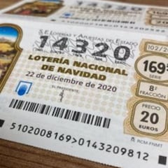 Un número de Lotería de Navidad se agota con motivo de la pandemia