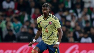 Luis Manuel Orejuela durante un partido con la Selecci&oacute;n Colombia.