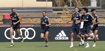 Benzema, Isco, Llorente, Jesús Vallejo y Marco Asensio.