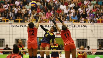 Perú perdió 3-0 contra Colombia en el Pre-Mundial de voleibol.