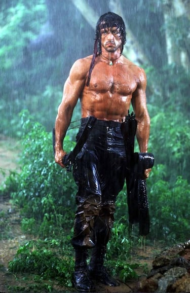 El espectacular cambio físico de Stallone para ‘Rambo 2′: este fue su brutal régimen de entrenamiento