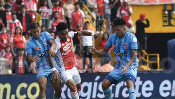 Santa Fe empata con Unión y Morelo desperdicia dos penaltis