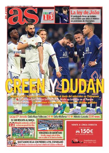 Las portadas de AS de marzo