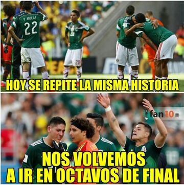 Los 50 memes de la eliminación de México en el Mundial