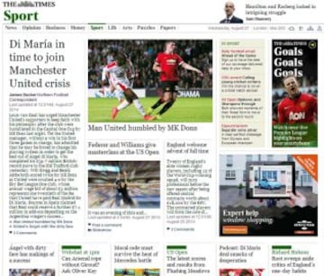 Portadas de la prensa extranjera