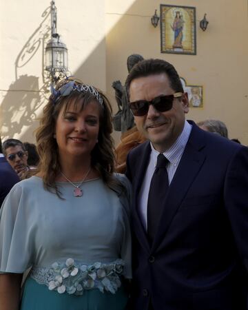 Tomás Roncero junto a su acompañante.