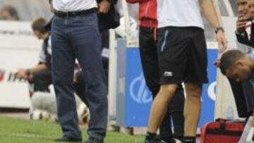 <b>RELAJADO. </b>Paco Herrera aprovecha el parón liguero para reforzar la filosofía de juego del Celta.