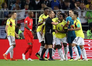 Partidazo en Moscú. Colombia empató al final y logró llevar el partido al alargue 