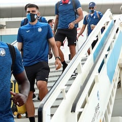 Zapata y Muriel ya están en Lisboa para la Champions League