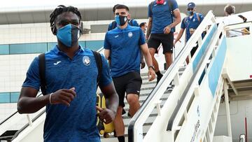 Zapata y Muriel ya están en Lisboa para la Champions League