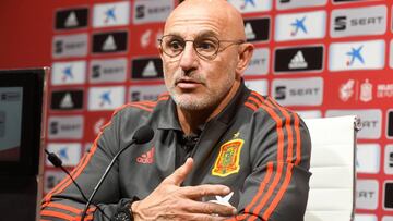 Luis de la Fuente compareció en sala de prensa en la previa del amistoso ante Rumanía.