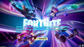 fortnite no se ha podido iniciar sesion con tu cuenta de epic games