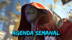 Agenda semanal de Free Fire del 20 al 24 de agosto con Ruleta de Tokens y Recarga-Paracaídas