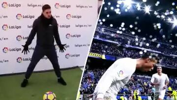 Aquel salto con 'Síuuuu' de Javier Fernández a lo Cristiano Ronaldo