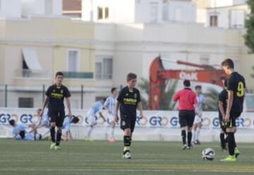 Partido de semifinales de Infantiles entre el Villarreal y el Málaga.