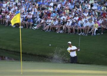 Tiger Woods durante el masters de Augusta