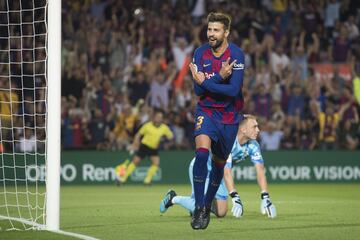 Piqué anotó el 3-1.