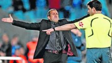 <b>EN LA CUERDA FLOJA. </b>Víctor Muñoz no atraviesa su mejor momento en el banquillo del Getafe.