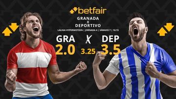 Granada CF vs. RC Deportivo: horario, TV, pronósticos, estadísticas y clasificación