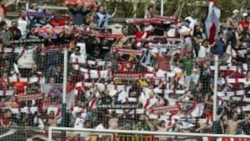 La afición del Rayo Vallecano.