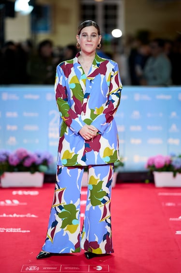 Ángela Cervantes en la alfombra roja.