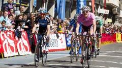 Juan Ignacio P&eacute;rez bate al sprint a Alain Gonz&aacute;lez en Alcal&aacute; de Henares.