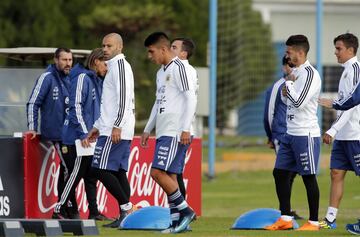 Buenos Aires 21 Mayo 2018, Argentina
Preparativos de la seleccion Argentina en el Predio de la AFA en Ezeiza, donde estÃ¡n 


Foto Ortiz Gustavo

