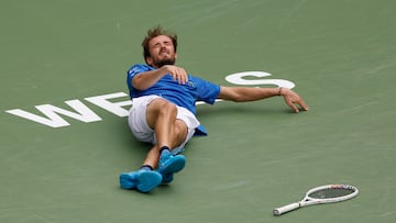 Medvedev estalla en Indian Wells: ¡°Esta pista es una verg¨¹enza¡±