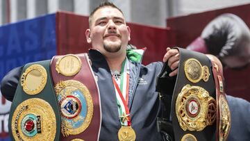 Andy Ruiz JR. campeón mundial de los pesos pesados.