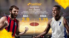 Saski Baskonia vs. Real Madrid: horario, TV, estadísticas, cuadro y pronósticos