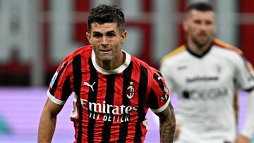 Christian Pulisic, futbolista estadounidense que milita en el Milan.