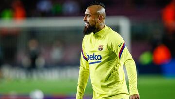 22 Arturo Vidal from Chile of FC Barcelona during the Spanish Copa del Rey match between FC Barcelona and Leganes at Camp Nou on January 30, 2020 in Barcelona, Spain.
 
 
 30/01/2020 ONLY FOR USE IN SPAIN