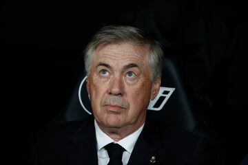 Ancelotti, antes del partido ante el Getafe.