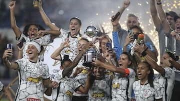 Corinthians celebra en la Copa Libertadores Femenina