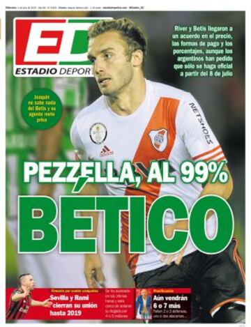 Portadas de la prensa deportiva