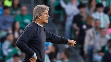 Pellegrini, durante un partido.
