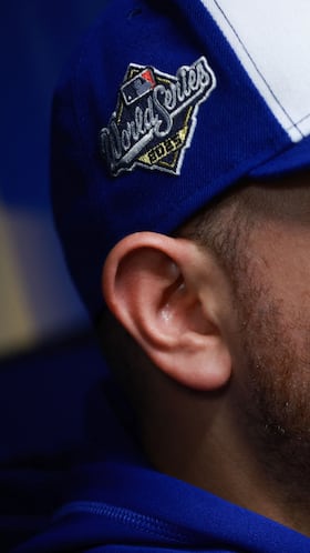 TORONTO, ON - OCTOBER 23: Alejandro Kirk #30 of the Toronto Blue Jays speaks to the media during World Series Workout Day at Rogers Centre on October 23, 2025 in Toronto, Ontario, Canada. Vaughn Ridley/Getty Images/AFP (Photo by Vaughn Ridley / GETTY IMAGES NORTH AMERICA / Getty Images via AFP)