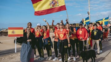 Campeonato de Europa de Paddle Surf, en Peniche (Portugal).