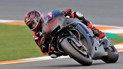 Jorge Lorenzo en el test de Cheste con la Honda.