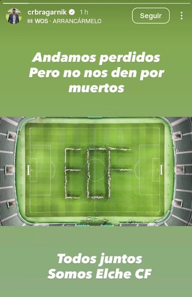 Bragarnik cree en la salvación: “No nos den por muertos”