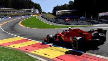 Charles Leclerc (Ferrari SF90), pole en Spa-Francorchamps. B&eacute;lgica, F1 2019. 