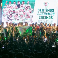 Un “pasapalabra” en blanco y verde