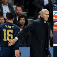 Preguntan a Zidane si James volverá a jugar: ay si hubiera dicho lo que parecía por su cara