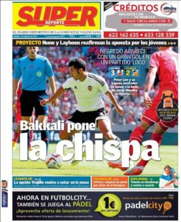 Portadas de la prensa deportiva