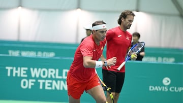 2024 Davis Cup Final 8
Rafa Nadal (ESP) first Practice on Daviscup Courts