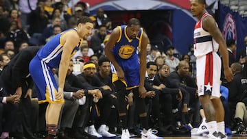 Warriors caen en Washington y sufren con lesión de Durant