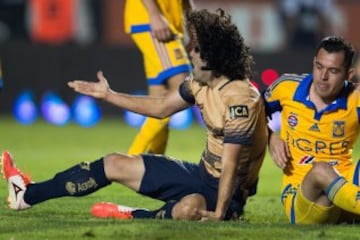 Pumas reclamó cada jugada.