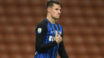 El delantero Pinamonti, jugador del Inter, podría llegar cedido al Real Valladolid.