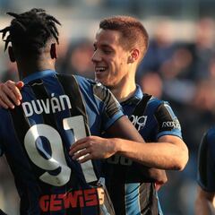 Duván y Muriel, asistencias y goles en victoria de Atalanta